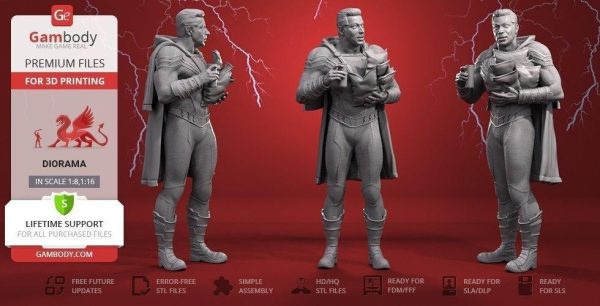 Shazam Diorama
