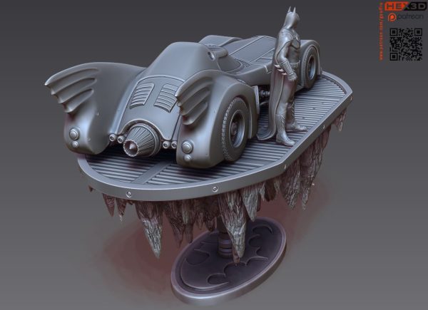 Batmobile Diorama