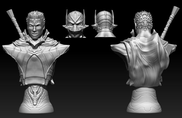 Guts Berserk Bust