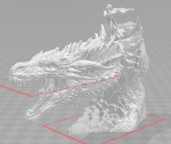 Dragon Daenerys High Poly