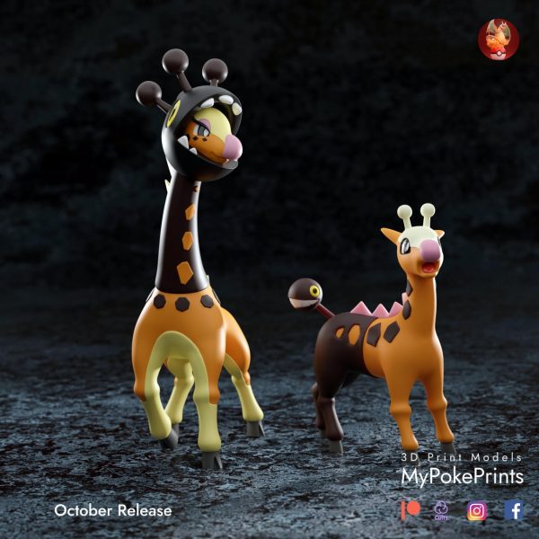 Mypokeprints Girafarig And Farigriaf