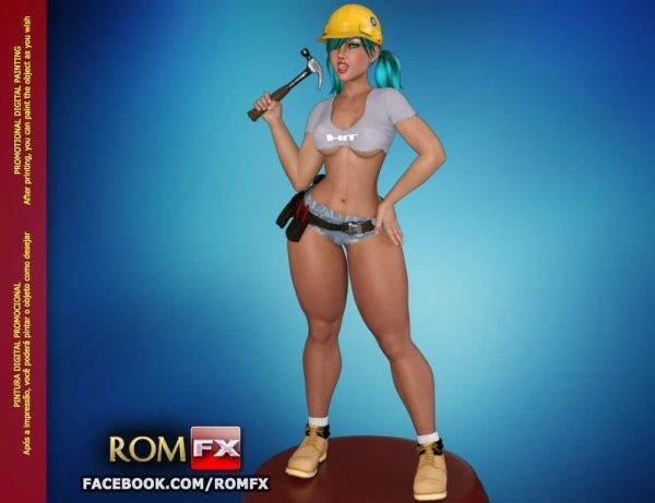 Handy Girl Pin Up