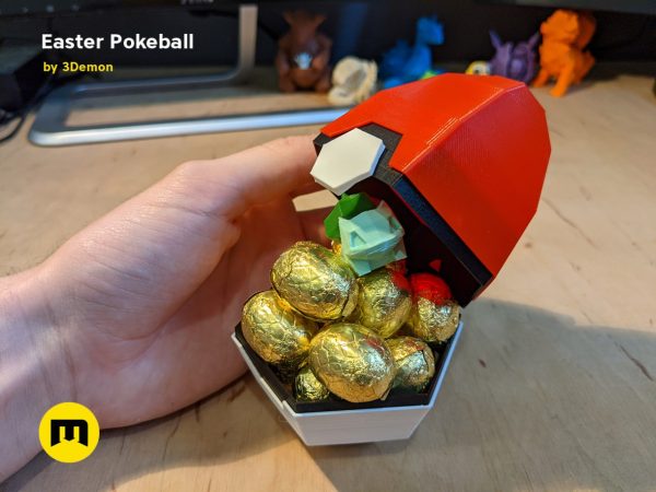 V3 Pokeball Easter Egg Box Decoration